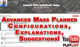 Mass Planner Tips YouTube Playlist