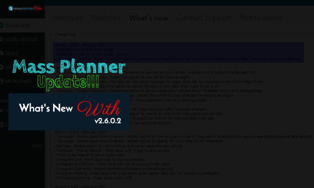 Mass Planner Update v2.6.0.2