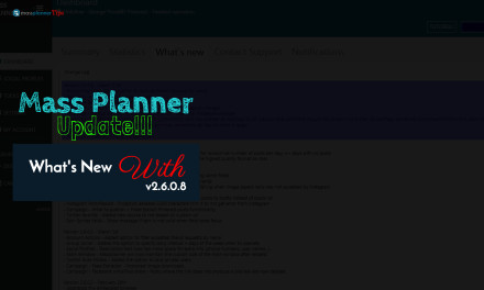 Mass Planner Update v2.6.0.8