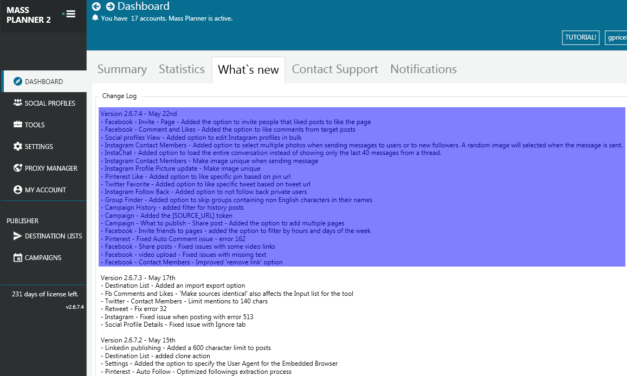 Mass Planner Update v2.6.7.4