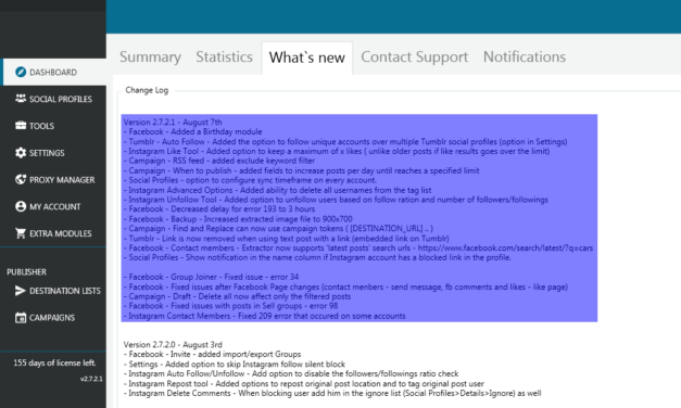 Mass Planner Update v2.7.2.1