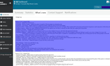 Mass Planner Update v2.7.3.2