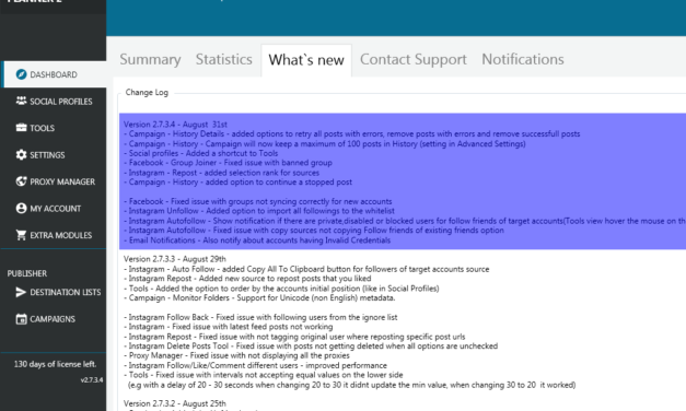 Mass Planner Update v2.7.3.4