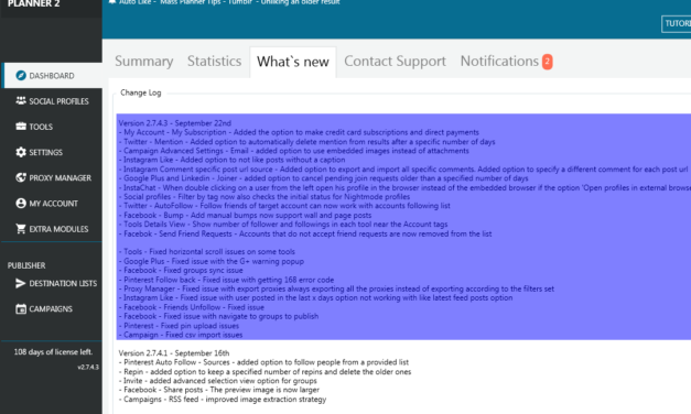 Mass Planner Update v2.7.4.3