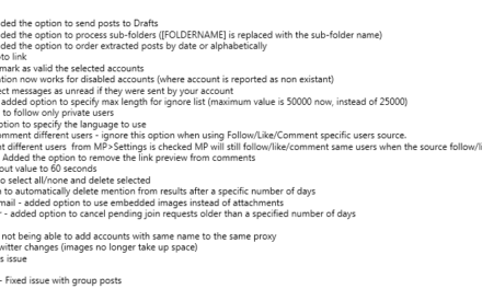 Mass Planner Update v2.7.4.5