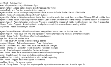 Mass Planner Update v2.7.6.1
