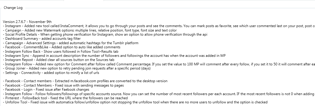 Mass Planner Update v2.7.6.7